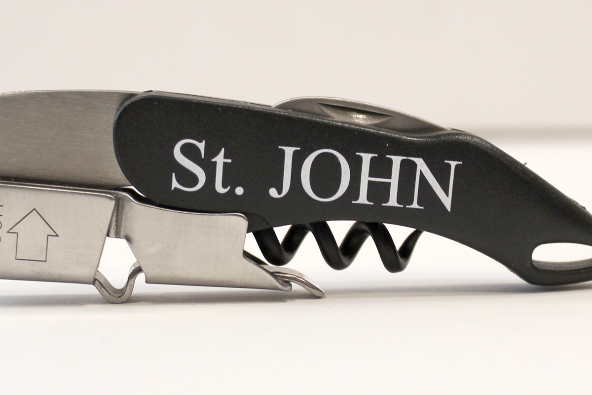 Branded Coutale Premium Corkscrew - St. JOHN